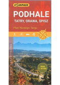 Mapa turystyczna - Podhale, Tatry, Orawa..1:50 000