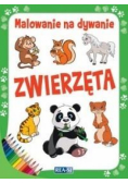 Malowanie na dywanie. Zwierzęta