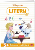 Disney Uczy Kraina Lodu ćwiczenia z naklejkami Litery