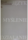 Język myślenie działanie