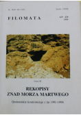 Rękopisy znad Morza Martwego