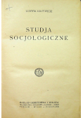 Studja socjologiczne ok 1923 r.