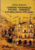 Ludność pogranicza polsko ruskiego w drugiej połowie XVIII wieku tom 1