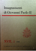 Insegnamenti di Giovanni Paolo II Tom XVII Część 2 1994