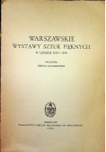 Warszawskie wystawy sztuk pięknych