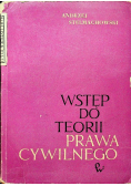 Wstęp do teorii prawa cywilnego