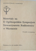 Materiały na II Ogólnopolskie Sympozjum Stowarzyszenia Radiestetów w Warszawie
