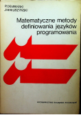 Matematyczne metody definiowania języków programowania