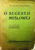 O sugestji myślowej 1937 r.