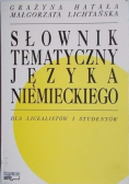 Słownik tematyczny języka niemieckiego