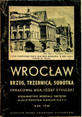 Wrocław Brzeg Trzebnica Sobótka 1948 r