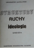 Struktury ruchy ideologie XVIII -XX w