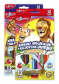 Kredki trójkątne jumbo 12 kolorów