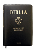 Biblia pierwszego Kościoła czarna z paginatorami