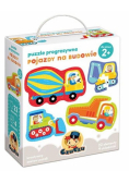 Puzzle progresywne Pojazdy na budowie