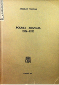 Polska Francja 1926 - 1932