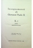 Insegnamenti di Giovanni Paolo II Tom X Część 2