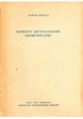 Elementy krystalografii geometrycznej