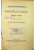 Biedni ludzie Obrazki z życia 1890 r.