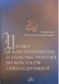 Ustawy III Rzeczypospolitej o stosunku Państwa do kościołów chrześcijańskich