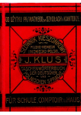 Słownik kieszonkowy niemiecko polski 1915 r.