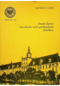 Daniel Speers romanhafte und publizistische Schriften