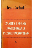 Zakres i formy postępowania przygotowawczego