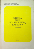 Studia nad polszczyzną kresową Tom VIII