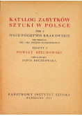 Katalog zabytków sztuki w Polsce Tom 1 Powiat Miechowski Zeszyt 8