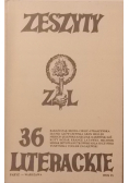 Zeszyty literackie Numer 36