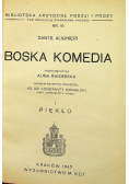 Boska Komedia tom 1 do 3 1947 r.