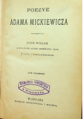 Poezye Adama Mickiewicza tom I 1914 r.