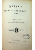 Kazania niedzielne świętalne pasyjne i majowe 1887 r.