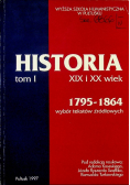 Historia XVIII i XIX wiek Tom I