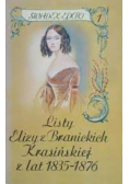 Świadek Epoki. Listy Elizy z Branickich Krasińskiej z lat 1835-1876. Tom I