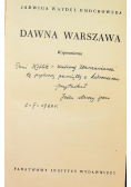 Dawna Warszawa