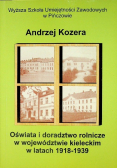 Oświata i doradztwo rolnicze w województwie kieleckim w latach 1918 - 1939
