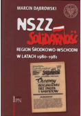 NSZZ Solidarność Region Środkowo wschodni w latach 1980 - 1981
