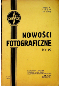 Nowości fotograficzne nr 19 1938 r.