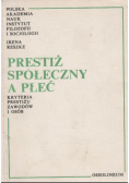 Prestiż społeczny a płeć