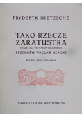 Tako rzecze Zaratustra reprint z 1907 r