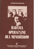 Badania operacyjne dla menedżerów