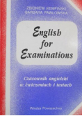 English for Examinations