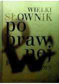 Wielki słownik poprawnej polszczyzny PWN z CD