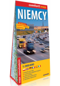 Niemcy laminowana mapa samochodowa 1:900 000
