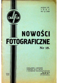 Nowości fotograficzne nr 18 1937 r.