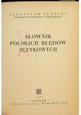 Słownik polskich błędów językowych 1947 r.