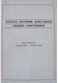 Katalog notowań aukcyjnych książek i kartografii