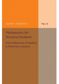 Mathematics for Actuarial Students
