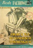 Praca na automatach tokarskich